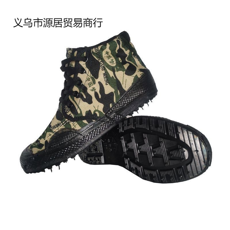 Manufacturer High-Top Labor Protection Men'S And Women'S Rubber Shoes Non-Slip Wear-Resistant Rubber Shoes Construction Site Labor Shoes Mountaineering Running Rubber Shoes - Image 4